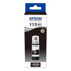 Oryginalny tusz Epson 115 C13T07C14A, czarny