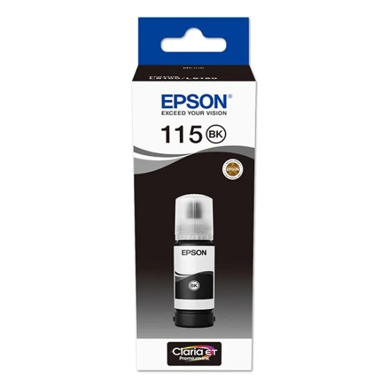Oryginalny tusz Epson 115 C13T07C14A, czarny