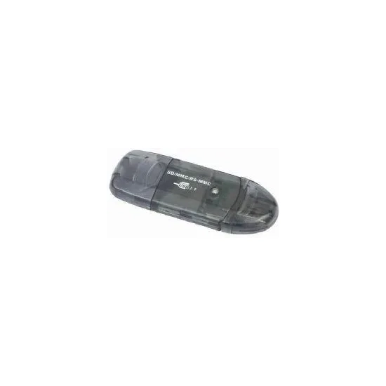 Czytnik kart Gembird FD2-SD-1 z wtykiem USB-A, przeznaczony do kart SD, MMC i RS-MMC; dokładny wariant EAN 8716309072007