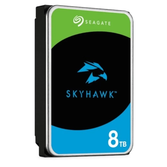 Wewnętrzny dysk HDD Seagate SkyHawk 8 TB, model ST8000VX010, format 3,5".