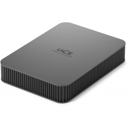 Dysk HDD LaCie Mobile Drive Secure 2 TB; widoczny dokładny wariant produktu w kolorze Space Gray. Dysk HDD LaCie Mobile Drive Secure 2 TB; widoczny dokładny wariant produktu w kolorze Space Gray.