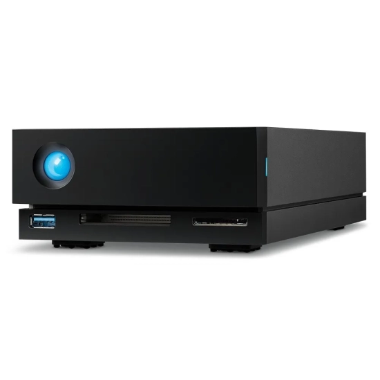Dysk HDD LaCie 1big Dock 24 TB Thunderbolt 3; widoczny dokładny wariant produktu w kolorze Czarny.