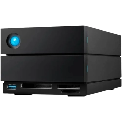 Zewnętrzny dysk HDD LaCie 2big Dock 48 TB w kolorze czarny, model STLG48000400. Zewnętrzny dysk HDD LaCie 2big Dock 48 TB w kolorze czarny, model STLG48000400.