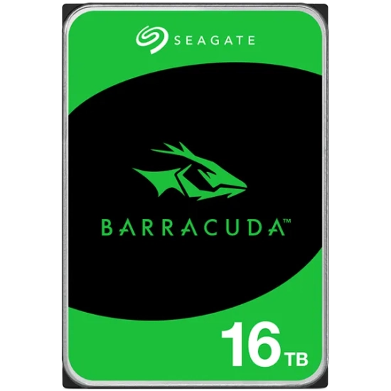 Wewnętrzny dysk HDD Seagate BarraCuda 16 TB, model ST16000DM001, format 3,5".