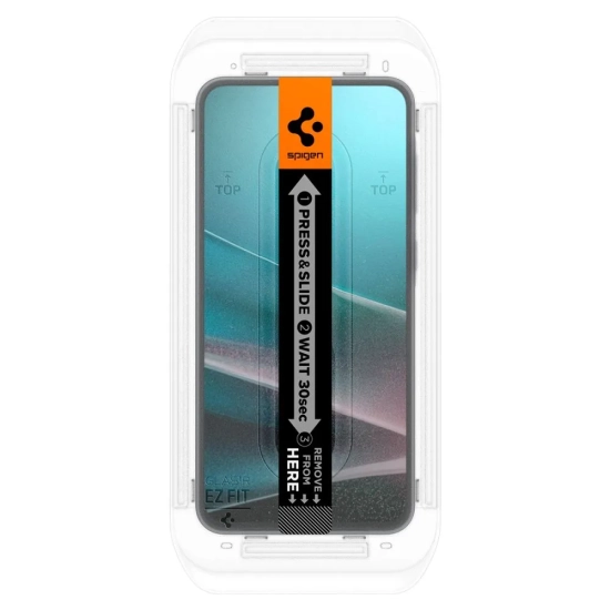 SPIGEN Szkło hartowane z ramką montażową na Samsung Galaxy A36 5G