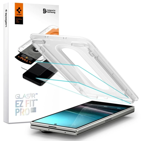 SPIGEN Szkło hartowane na Samsung Galaxy Z Fold 7 z aplikatorem - 2 szt.