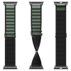 Pasek na zegarek Apple Watch 44 / 45 / 46 / 49 mm - czarno-zielony