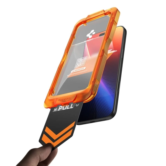 SPIGEN Szkło hartowane na iPhone 17 z aplikatorem Glas.tR AlignMaster Slim