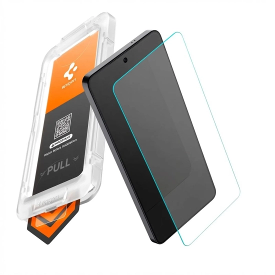SPIGEN Szkło hartowane na Samsung Galaxy S26 z aplikatorem Glas.Tr Ez Fit