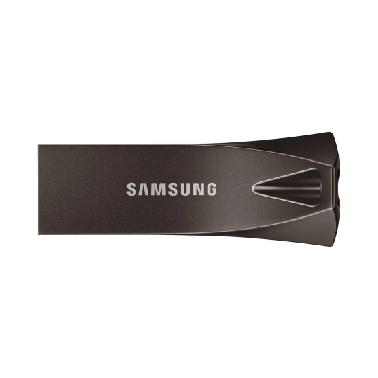 Pendrive Samsung BAR Plus 128 GB (MUF-128BE4/APC) w wariancie tytanowoszary, z konstrukcją złącza: stałe złącze.