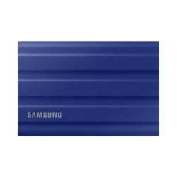 Zewnętrzny dysk SSD Samsung Portable SSD T7 Shield 1 TB w kolorze niebieski, wariant MU-PE1T0R/EU.