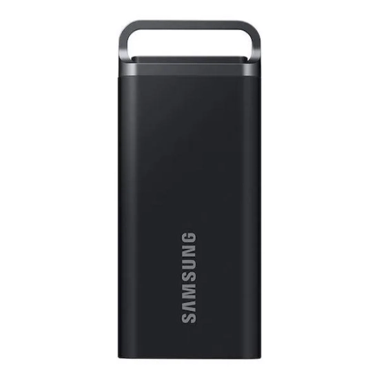 Przenośny dysk SSD Samsung T5 EVO 4 TB, model MU-PH4T0S/EU, kolor czarny.