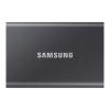 Przenośny dysk SSD Samsung T7 4 TB, model MU-PC4T0T/WW, kolor tytanowy szary.
