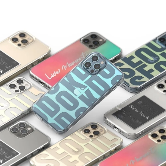 Ringke Pancerne etui pokrowiec z żelową ramką iPhone 12 Pro Max Fusion