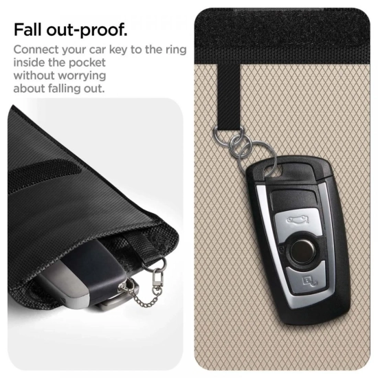 SPIGEN Antykradzieżowe etui na kluczyki blokujące sygnał Keyless RFID