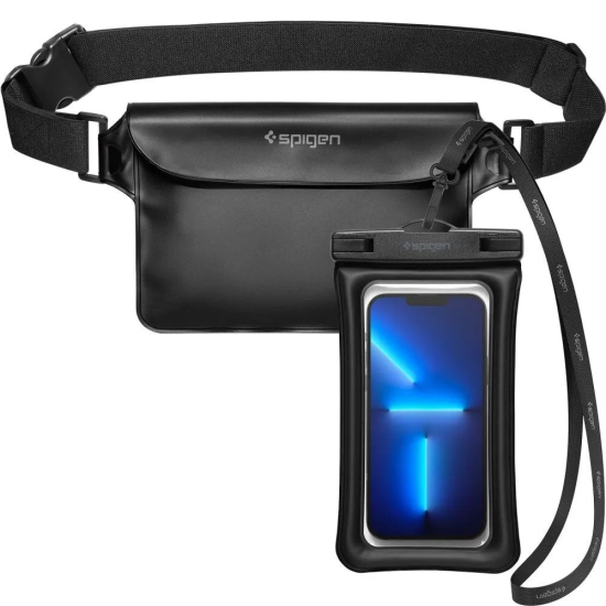 SPIGEN 2w1 Zestaw wodoodporny saszetka nerka 22x15cm + etui na telefon