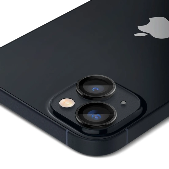 SPIGEN Osłona aparatu na iPhone 14 / Plus / 15 / Plus czarna - 2 szt.