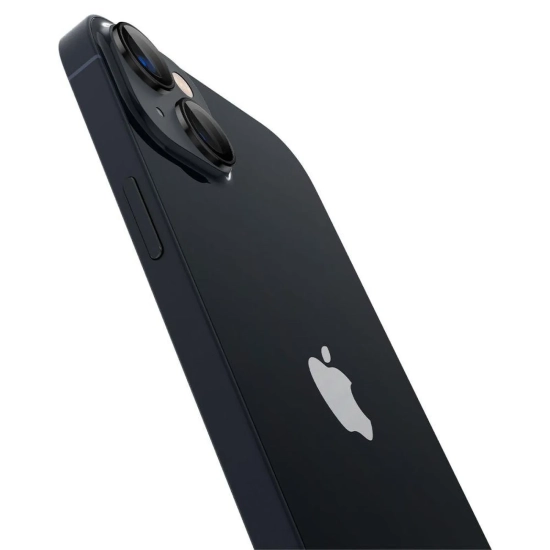 SPIGEN Osłona aparatu na iPhone 14 / Plus / 15 / Plus czarna - 2 szt.