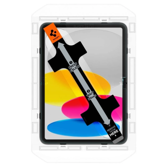 SPIGEN Szkło hartowane na tablet iPad 10.9'' 2022 z aplikatorem