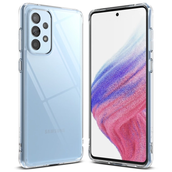Ringke Etui pokrowiec z żelową ramką Galaxy A73 Fusion przezroczysty