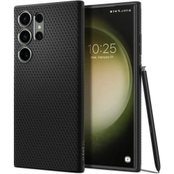 SPIGEN Etui pokrowiec na Samsung Galaxy S23 Ultra Liquid Air - czarny mat