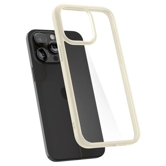 SPIGEN Etui pokrowiec na iPhone 15 Pro Max Crystal Hybrid - przezroczysto