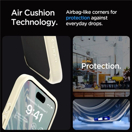SPIGEN Etui pokrowiec na iPhone 15 Pro Max Crystal Hybrid - przezroczysto