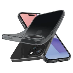 SPIGEN Etui pokrowiec na iPhone 15 Plus Crystal Flex - szaro przezroczysty