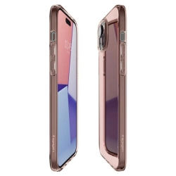 SPIGEN Etui pokrowiec na iPhone 15 Plus Crystal Flex - różowo przezroczysty
