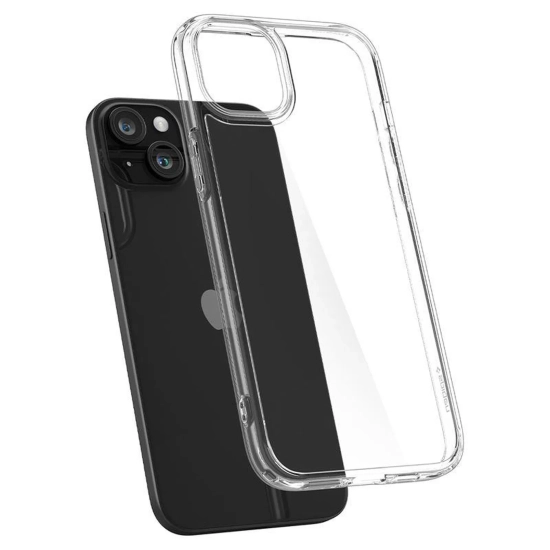 SPIGEN Etui pokrowiec na iPhone 15 Plus Crystal Hybrid - przezroczysty