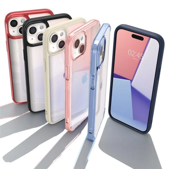 SPIGEN Etui pokrowiec na iPhone 15 Plus Crystal Hybrid - przezroczysty