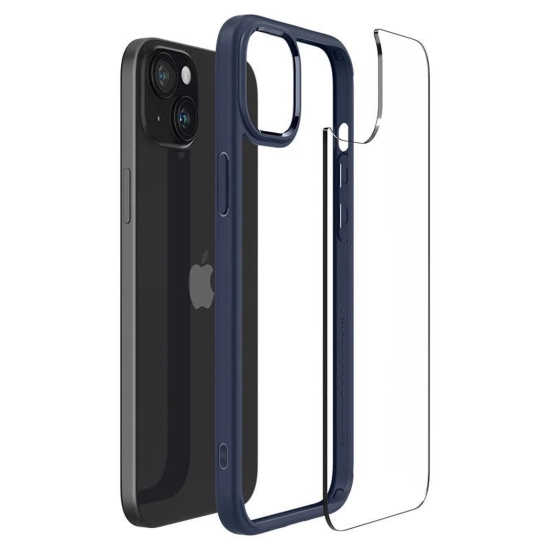 SPIGEN Etui pokrowiec na iPhone 15 Plus Crystal Hybrid - przezroczysto