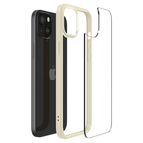 SPIGEN Etui pokrowiec na iPhone 15 Plus Crystal Hybrid - przezroczysto