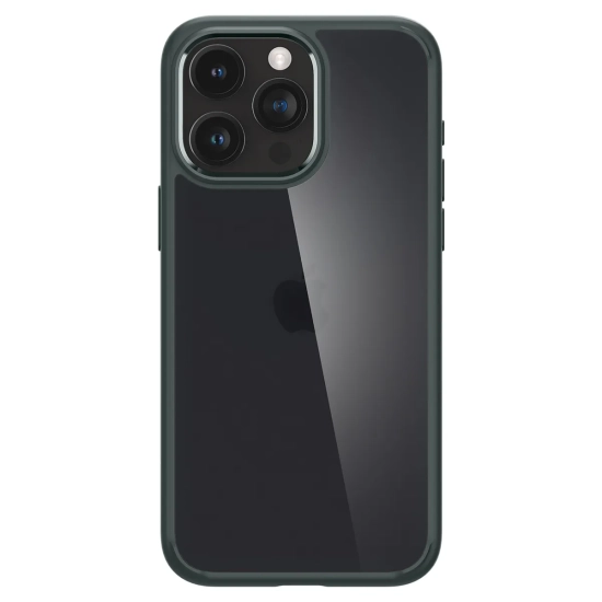 SPIGEN Etui Ultra Hybrid na iPhone 15 Pro Max ciemnozielone