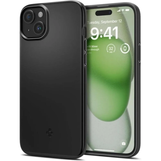 SPIGEN Etui ochronne do iPhone 15 Plus Thin Fit czarne