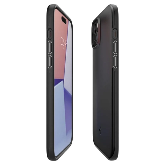 SPIGEN Etui ochronne do iPhone 15 Plus Thin Fit czarne