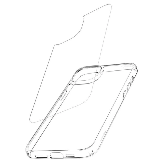 SPIGEN Etui pokrowiec na iPhone 15 Plus Airskin Hybrid - przezroczysty