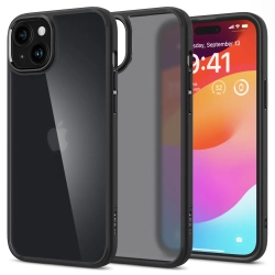 SPIGEN Etui Ultra Hybrid na iPhone 15 Plus czarne