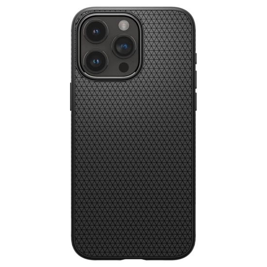 SPIGEN Etui pokrowiec na iPhone 15 Pro Liquid Air - czarny mat