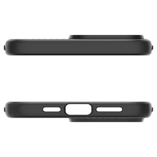 SPIGEN Etui pokrowiec na iPhone 15 Pro Liquid Air - czarny mat