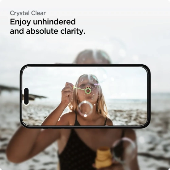 SPIGEN Szkło hartowane ochronne na iPhone 15 Plus ALM Glass FC - czarne 2