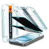 SPIGEN Szkło hartowane prywatyzujące na iPhone 15 / 16 z adapterem Glas.tR