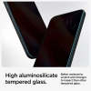 SPIGEN Szkło hartowane prywatyzujące na iPhone 15 / 16 z adapterem Glas.tR