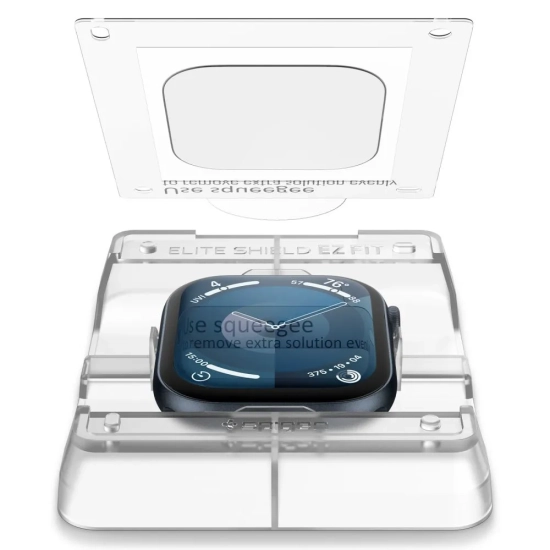 SPIGEN Szkło hybrydowe na Apple Watch 10 46 mm przezroczyste - 2 szt.