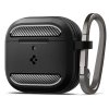 SPIGEN Etui na słuchawki AirPods 4 Rugged Armor- czarne