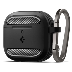 SPIGEN Etui na słuchawki AirPods 4 Rugged Armor- czarne