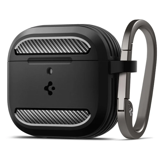 SPIGEN Etui na słuchawki AirPods 4 Rugged Armor- czarne