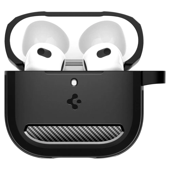 SPIGEN Etui na słuchawki AirPods 4 Rugged Armor- czarne