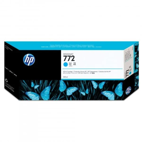 Oryginalny tusz HP 772 CN636A, cyjan, 300 ml