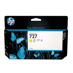 Oryginalny tusz HP 727 B3P21A, żółty, 130 ml